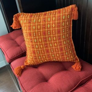 Cushion Cover with Tassels